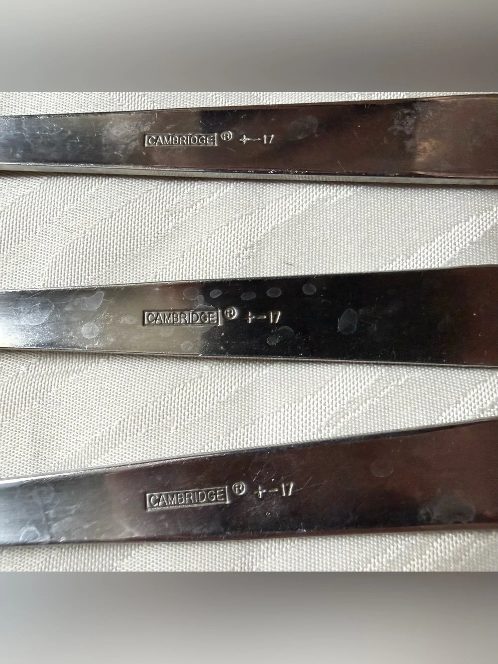 Lot of 43 Cambridge Classic Stainless Steel Flatware Set Forks Knives Spoons